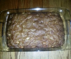 Lovina's deliciously moist raw apple cake.