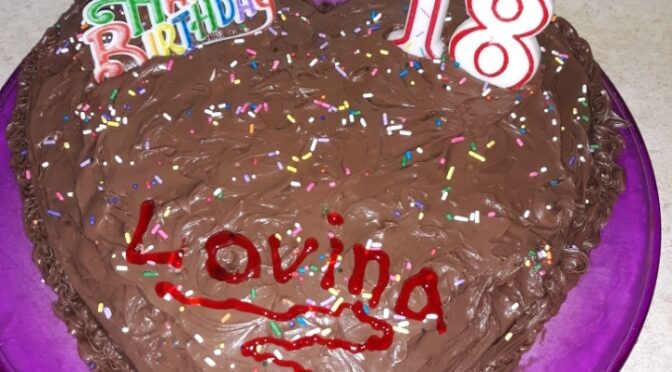Daugher Lovina’s 18th Birthday & Hosting Church